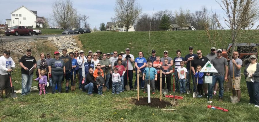 CommuniTree, Tree planting n Apple Knolls Subdivision